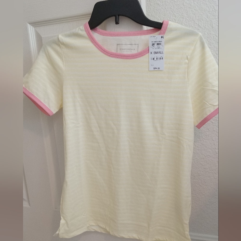 Yellow woman's pajama shirt
